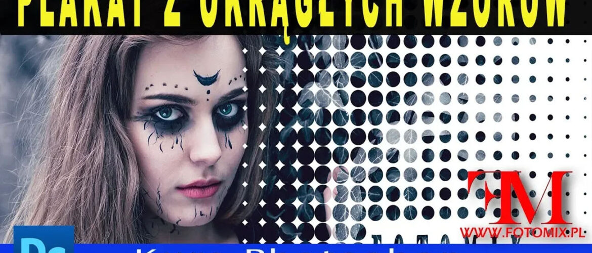 Plakat z okrągłych wzorów. Kurs Photoshop