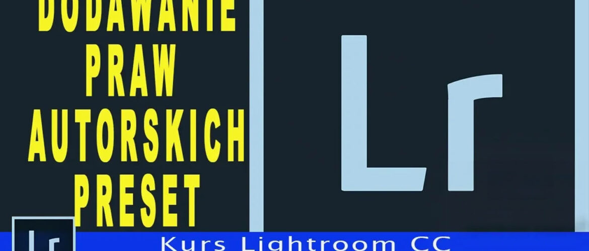 Jak Dodać dane kontaktowe w Lightroom