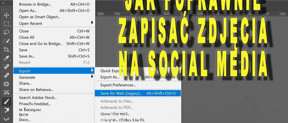 Save For Web w Photoshop