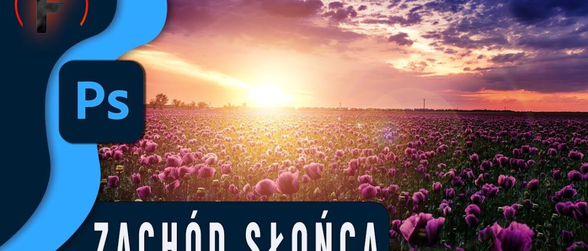edycja zachodu słońca Photoshop