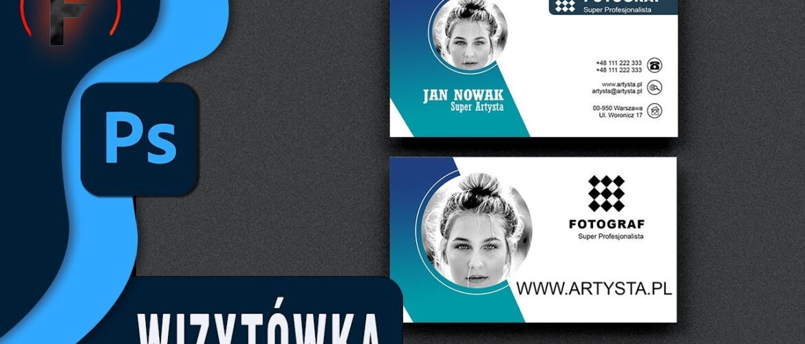Kreatywne wizytówki w Photoshopie