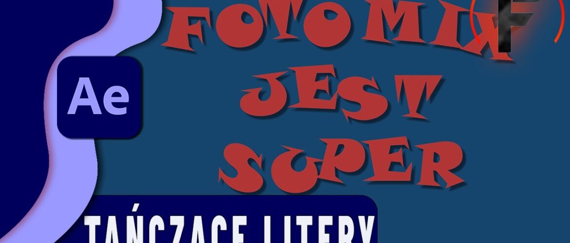kurs After Effects tańczący napis